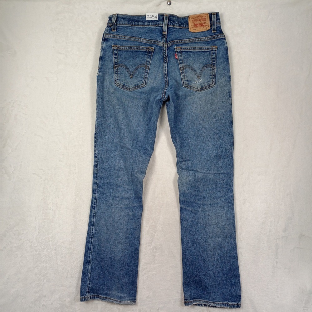 Levis Jeans Womens Size 8M Blue Relaxed Boot Cut Stretch Denim Y2K 90s Vintage
